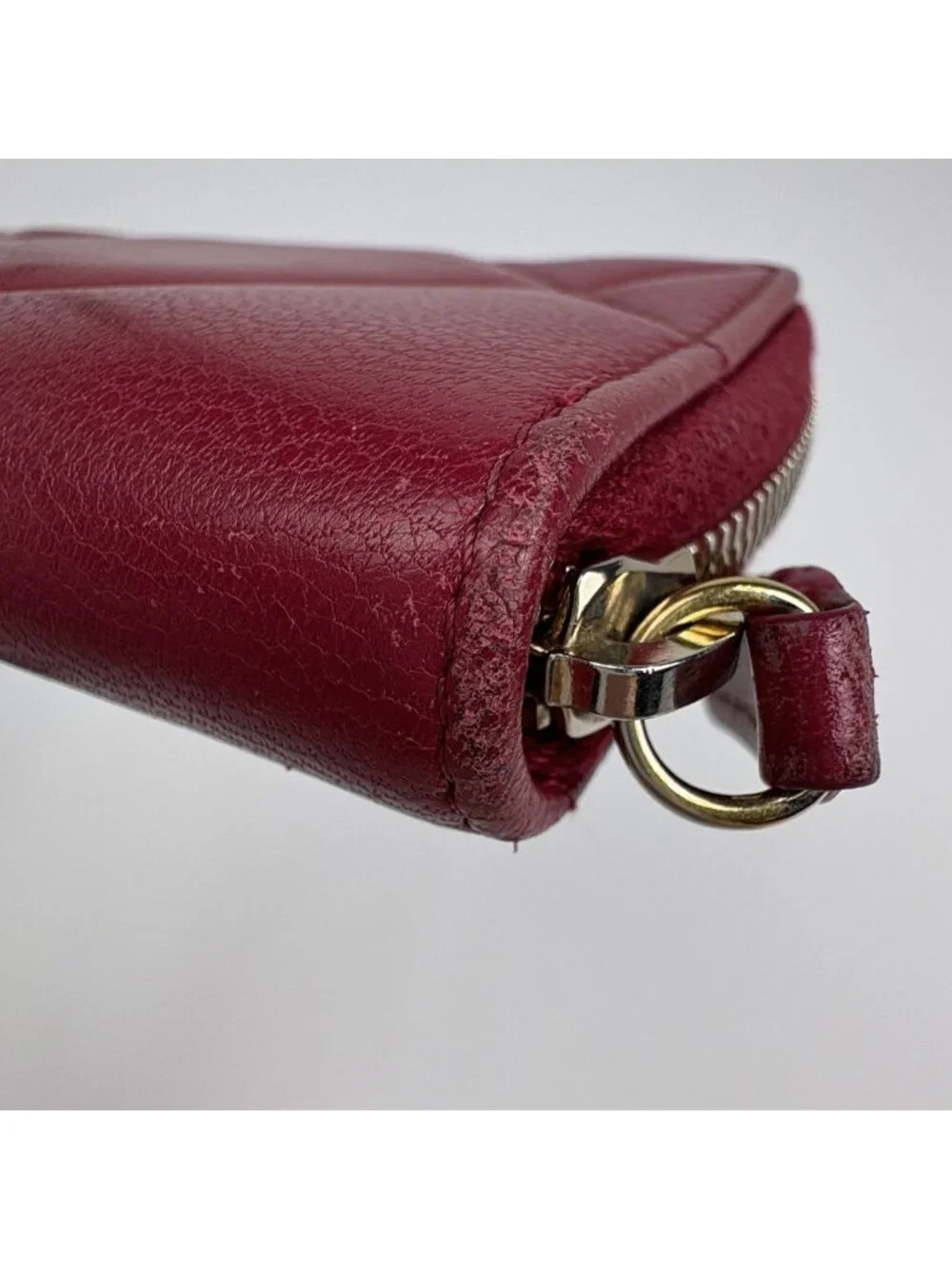Chanel Coin Case CC Logo Zip Around Leather